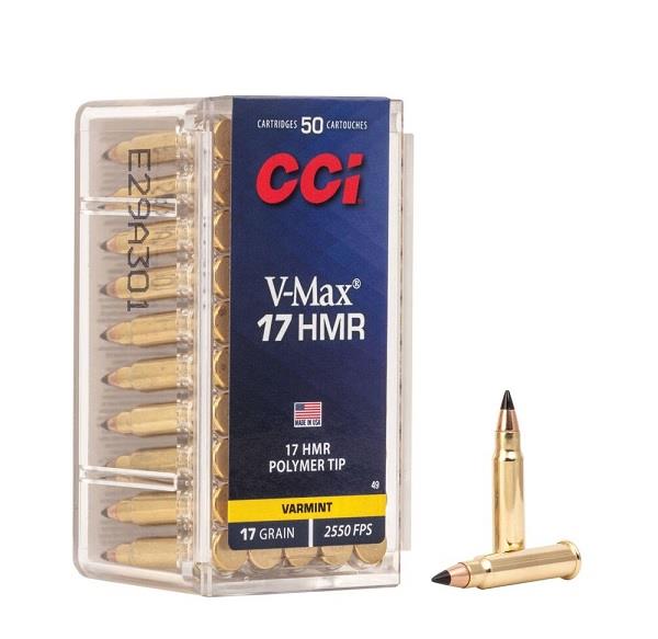 V-Max 17 HMR, 17 Grain- 50 Count