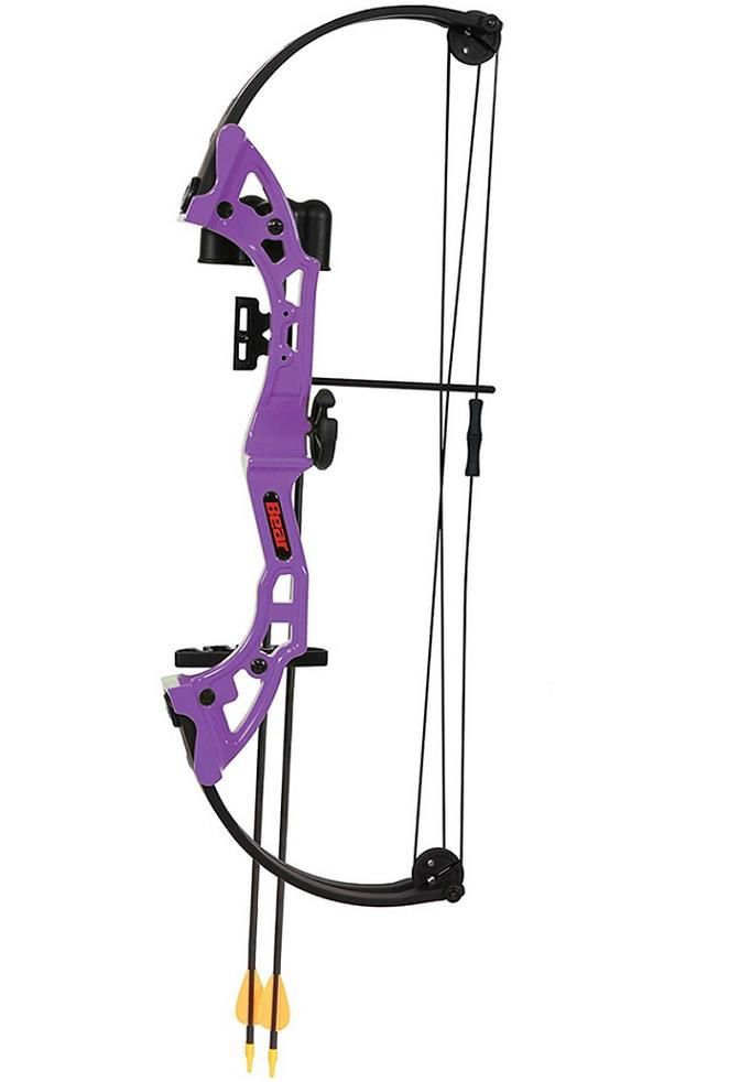 BEAR ARCHERY Brave Purple RH Youth Bow Set