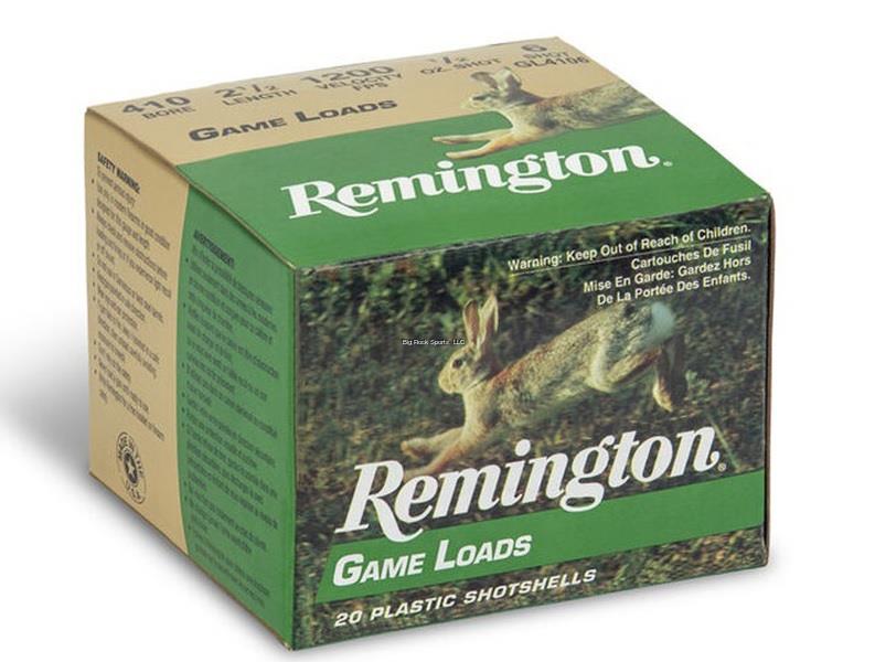 Remington Game Loads 410GA 2.5" 1/2oz. 