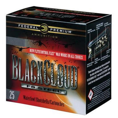 Black Cloud 12Ga. 3", 1-1/4oz #2 1450 FPS - 25 Rounds