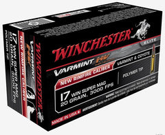 Varmint HV, 17 Win Super Mag 20Gr - 50/Box