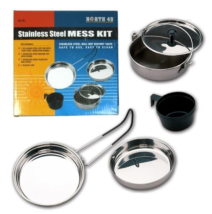North 49 Stainless Steel MESS KIT
