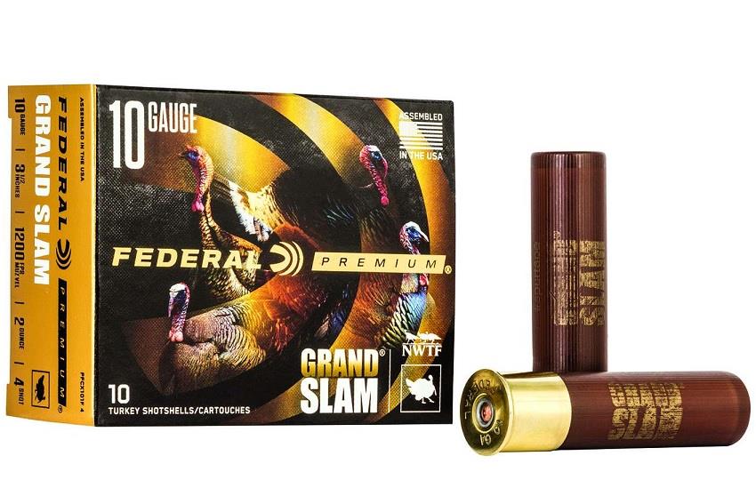 Federal Grand Slam 10 Ga. 3.5" 2 Oz. #4 Shot - Box of 10
