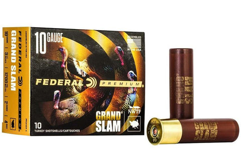 Federal Grand Slam 10 Ga. 3.5" 2 Oz. #4 Shot - Box of 10