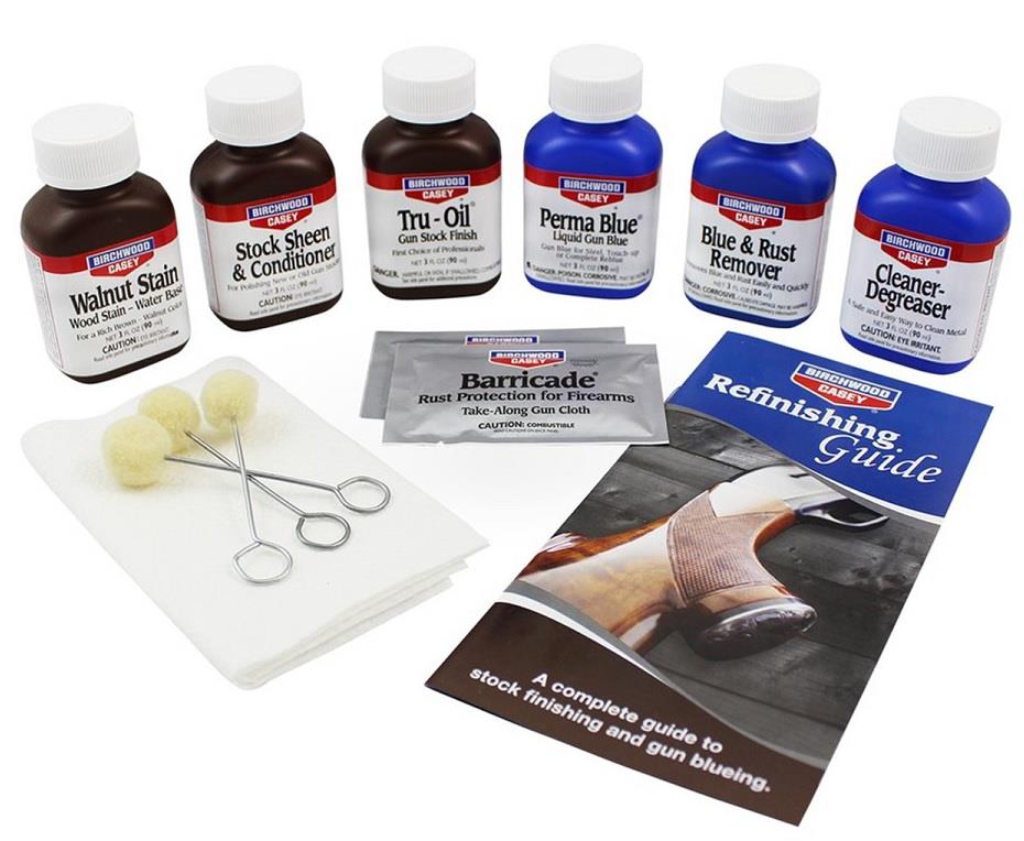 Deluxe Perma Blue Liquid Gun/Tru-Oil Stock Finish Kit