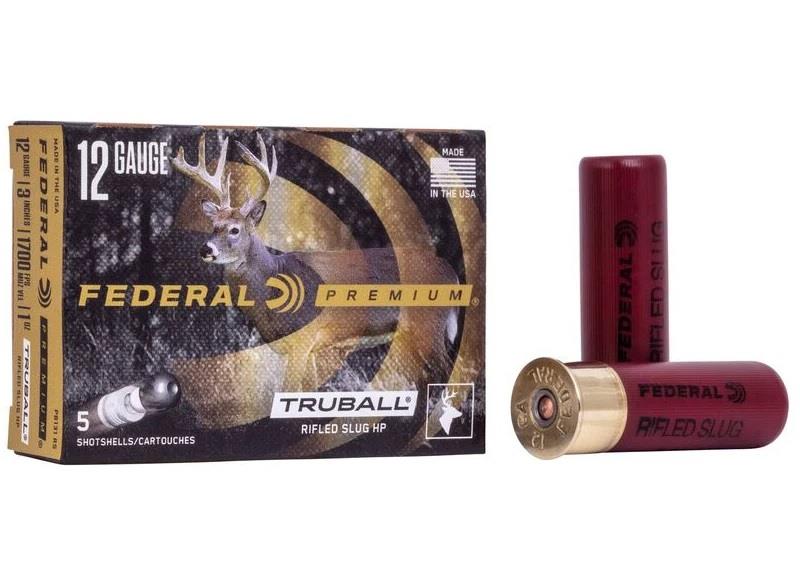 TruBall Rifled Slug 12Ga 438 Grain, 3" 1700 fps - 5 Qty