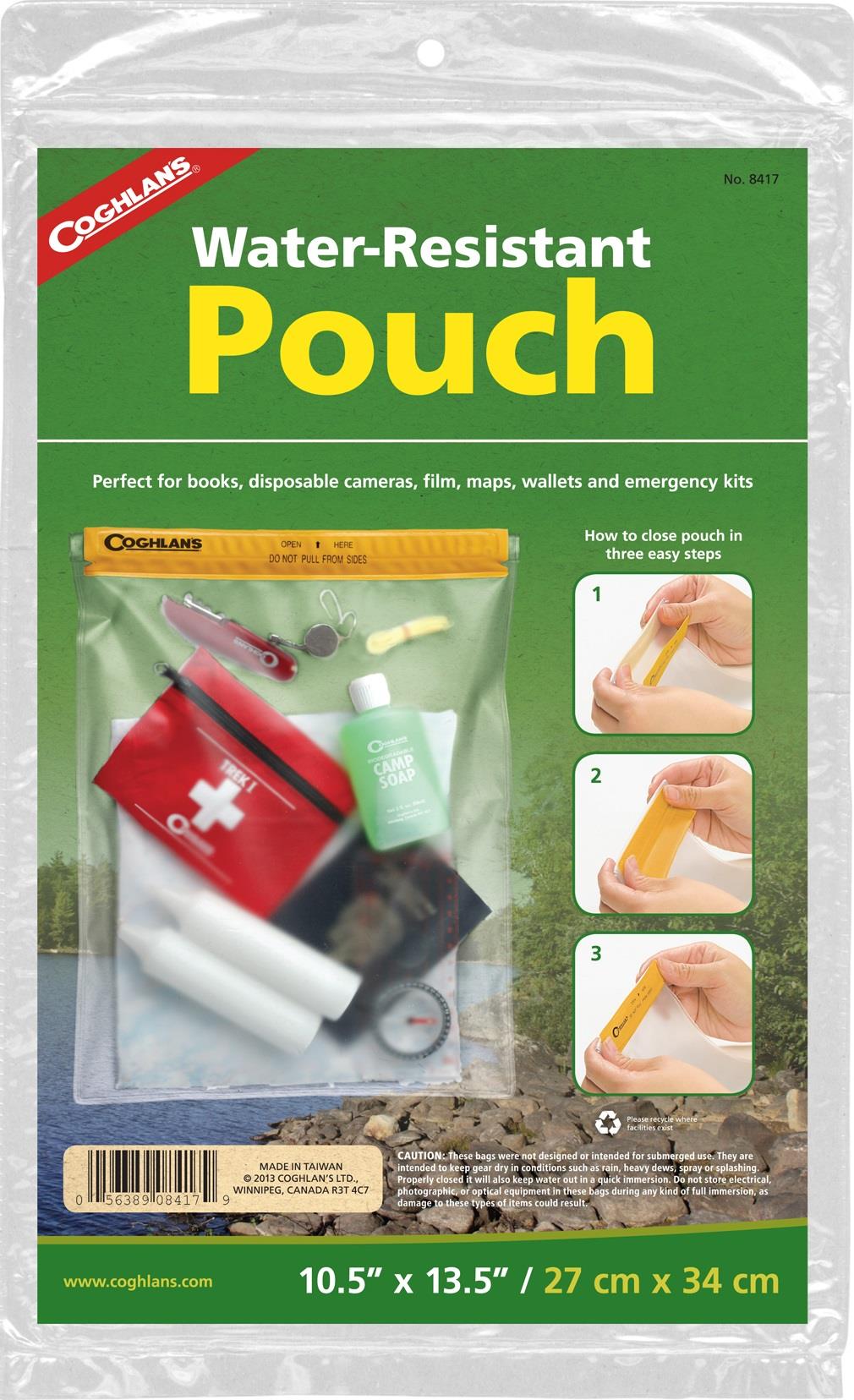 Coghlan's Waterproof Pouch 10.5"x13.5"
