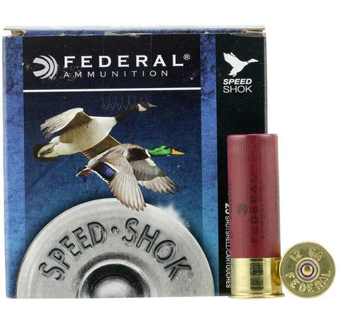 Federal SpeedShok 12 Gauge 3" 1- 1/4 oz #2, 25 Rounds