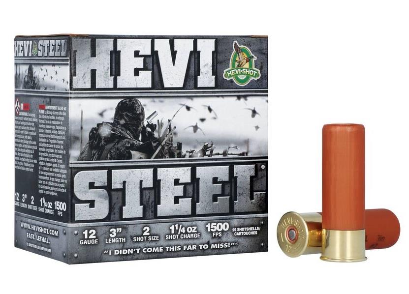 Hevi-Steel 12 Gauge 2 Shot Size