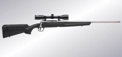 Savage Axis XP Stainless 223 Rem W/ Weaver Scope 3-9x40