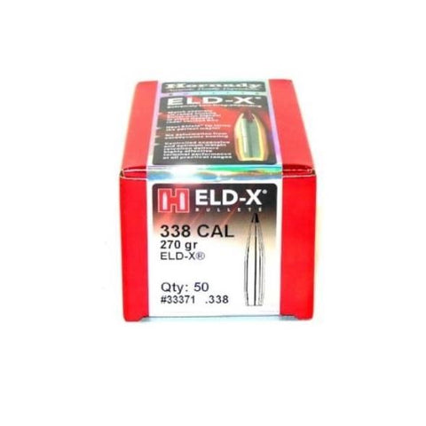 Hornady Bullets 338 cal .338 270 gr ELD-X - 50 QTY