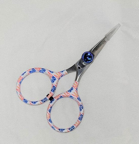 Silverside Fly Tying Scissors - NL Flag