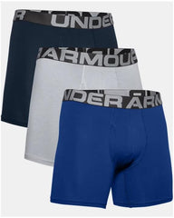 UA Charged Cotton 6" Boxerjock - 3/pk