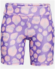 UA HeatGear Armour AOP Bike Shorts - Girls