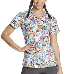 Dickies V-Neck Top - Womens