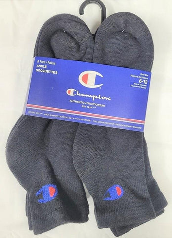 Champion Big C Ankle Sock 6 Pairs - Mens