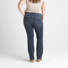Suki Mid Rise Slim Bootcut Jeans (Plus) - Womens
