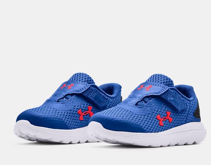 Boys blue under armour cheap shoes