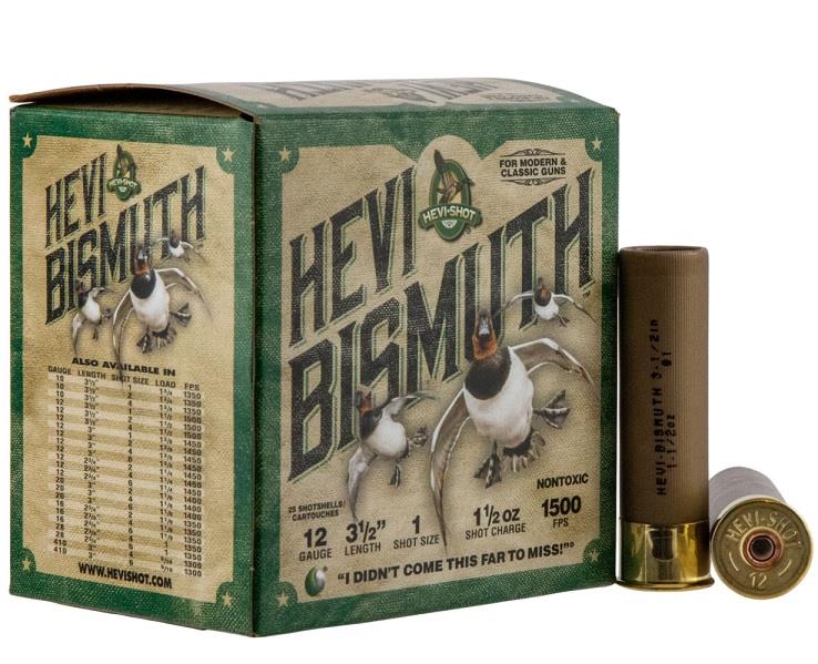 Hevi-Shot Bismuth Waterfowl 12GA - 25 Round Box