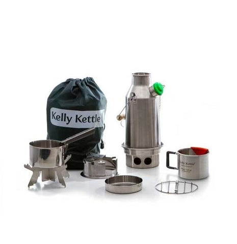 Trekker Stainless Steel Kettle & Kit