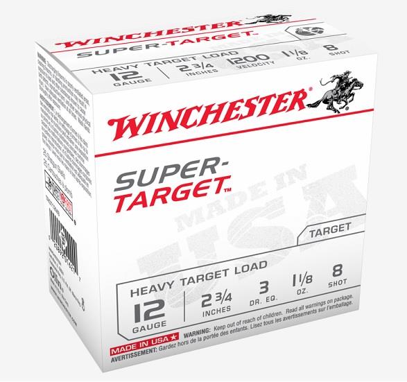 Super Target 12GA, 2-3/4" #8 Shot - 25 Rds/Bx