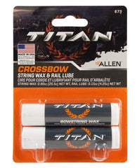 Allen Titan Crossbow String Wax & Rail Lube Combo