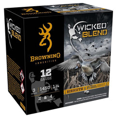Wicked Blend 12 GA, 3" 1-1/4 oz, #2 + 4 Bismuth/Steel Shot - 25Rds/Box