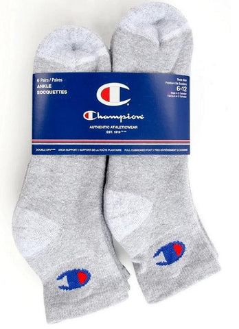 Champion Big C Ankle Sock 6 Pairs - Mens