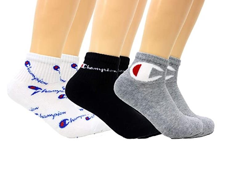 Champion Logo Ankle Socks 3 Pairs - Womens