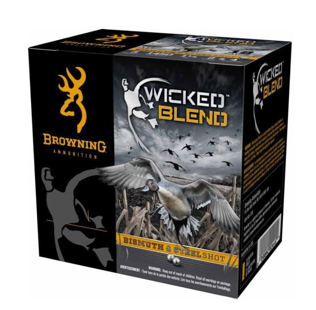 Browning Wicked Blend 20Ga. 3" 1oz. #2Steel & #4Bismuth - 25 per Box