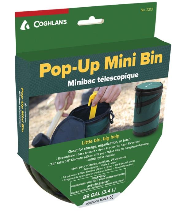 Pop Up Mini Bin 3.4L(.89Gal.)