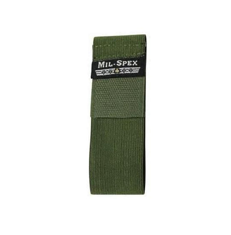 Mil-Spex Deluxe Elastic Pant Boot Band - Olive