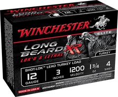 Winchester Long Beard 12 Gauge 3'' 1-3/4 OZ #4 1200 FPS