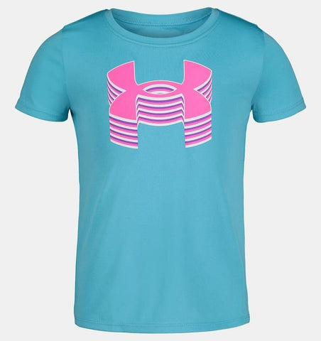 UA Layered Logo Shirt(2t-4t) - Girls