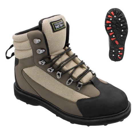 Streamside Wading Boots w/ Rubber Sole - Spirit Pro Cleat