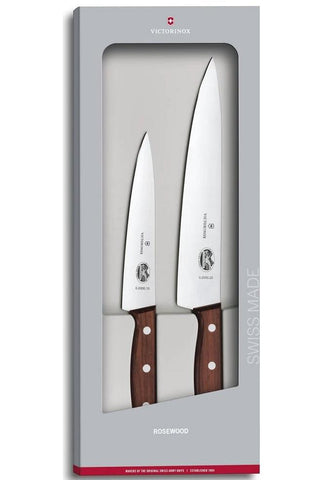 Victorinox 2pc Rosewood Carving Knife Set