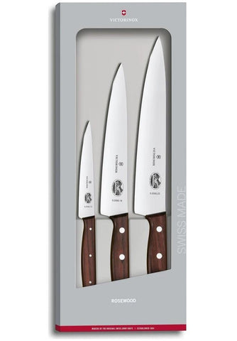 Victorinox 3pc Rosewood Carving Knife Set