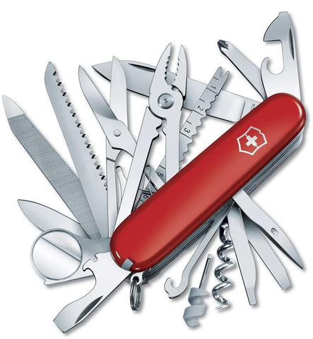 Red SwissChamp Medium Pocket Knife