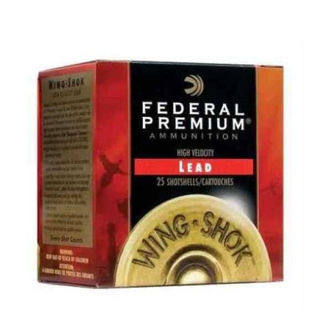 Federal Premium 12GA 3"Wing-Shok Magnum #4 - 25Rnds