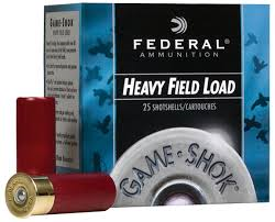 Federal Heavy Field Load 12 Gauge 2-3/4'' 1-1/8 OZ #4