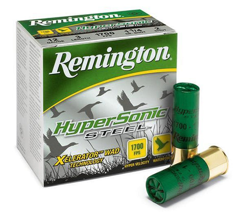 Remington Hypersonic Steel 12 Gauge 3-1/2'' 1-3/8 OZ #4 1700 FPS