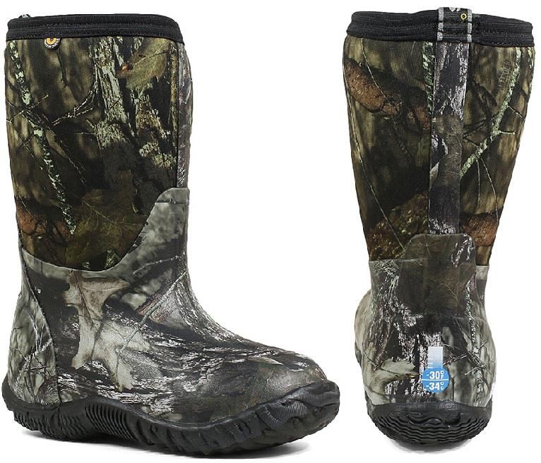 Bogs Classic Mossy Oak Insulated Boots - Boys