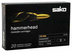 Sako Ammunition 270 Win 156 Gr Hammerhead