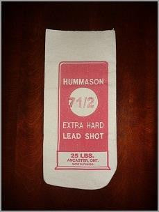 Hummason Extra Hard Lead Shot #7-1/2 25LB Bag