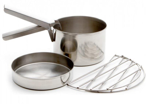 Kelly Kettle Stainless Steel Cook Set - Trekker Model