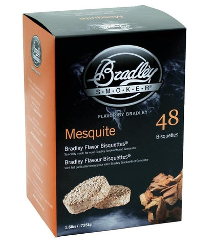 Bradley Smoker Mesquite Wood Bisquettes - 48 Count