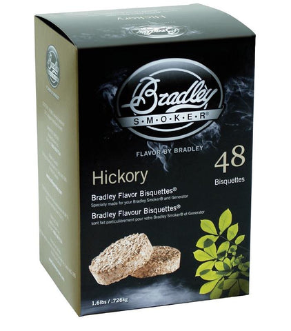 Bradley Smoker Hickory Wood Bisquettes - 48 Count
