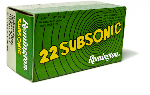 Remington Subsonic 22 LR 38 Gr, 1050 FPS