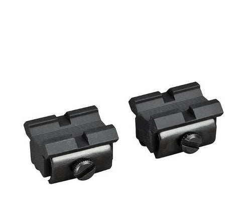 Weaver T-22 Base Pair 3/8" Dovetail (Matte Black)