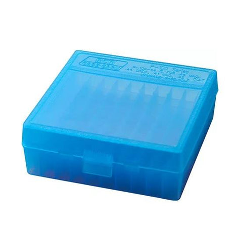 MTM Ammo Case P-100 Series Clear Blue - 100 RD